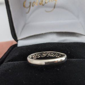 Till Death Us Part Wedding Band: 3mm: Margaret Cross Jewelry PRICE REDUCTION